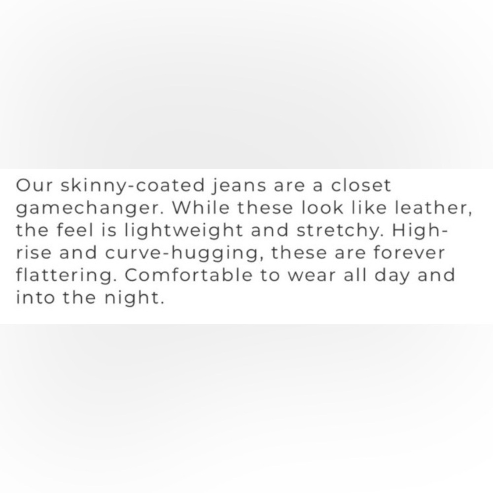 Sale! Stylish Skinny Fit Black Moto-Style Leather Pants, WHBM size 2 - Picture 4 of 16